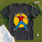 Angry Golfer Pop Art Tee