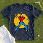 Angry Golfer Pop Art Tee