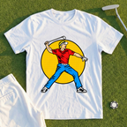 Angry Golfer Pop Art Tee