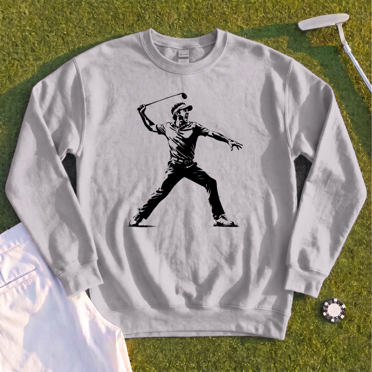 Angry Golfer Sweatshirt