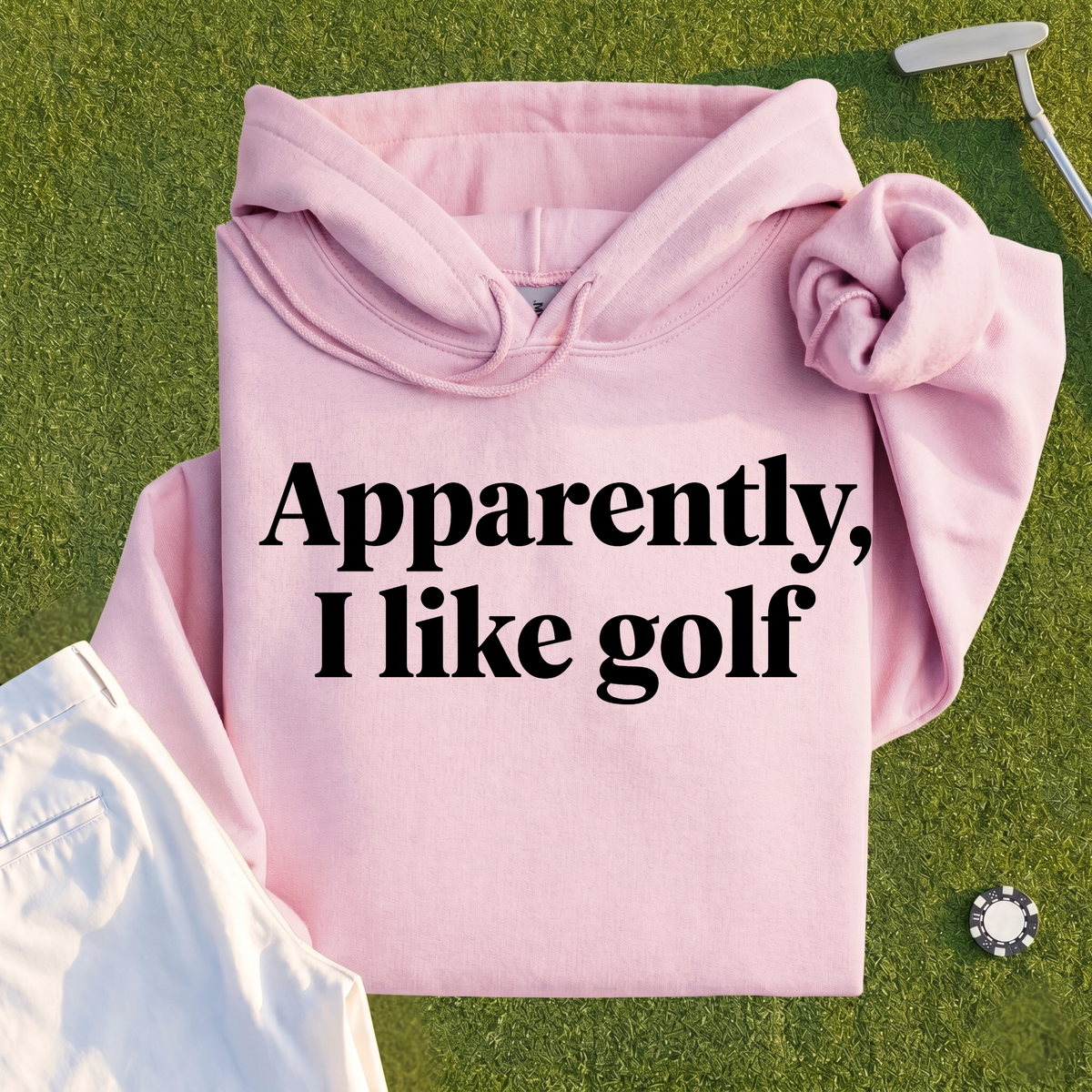 Apparently I Like Golf Hoodie