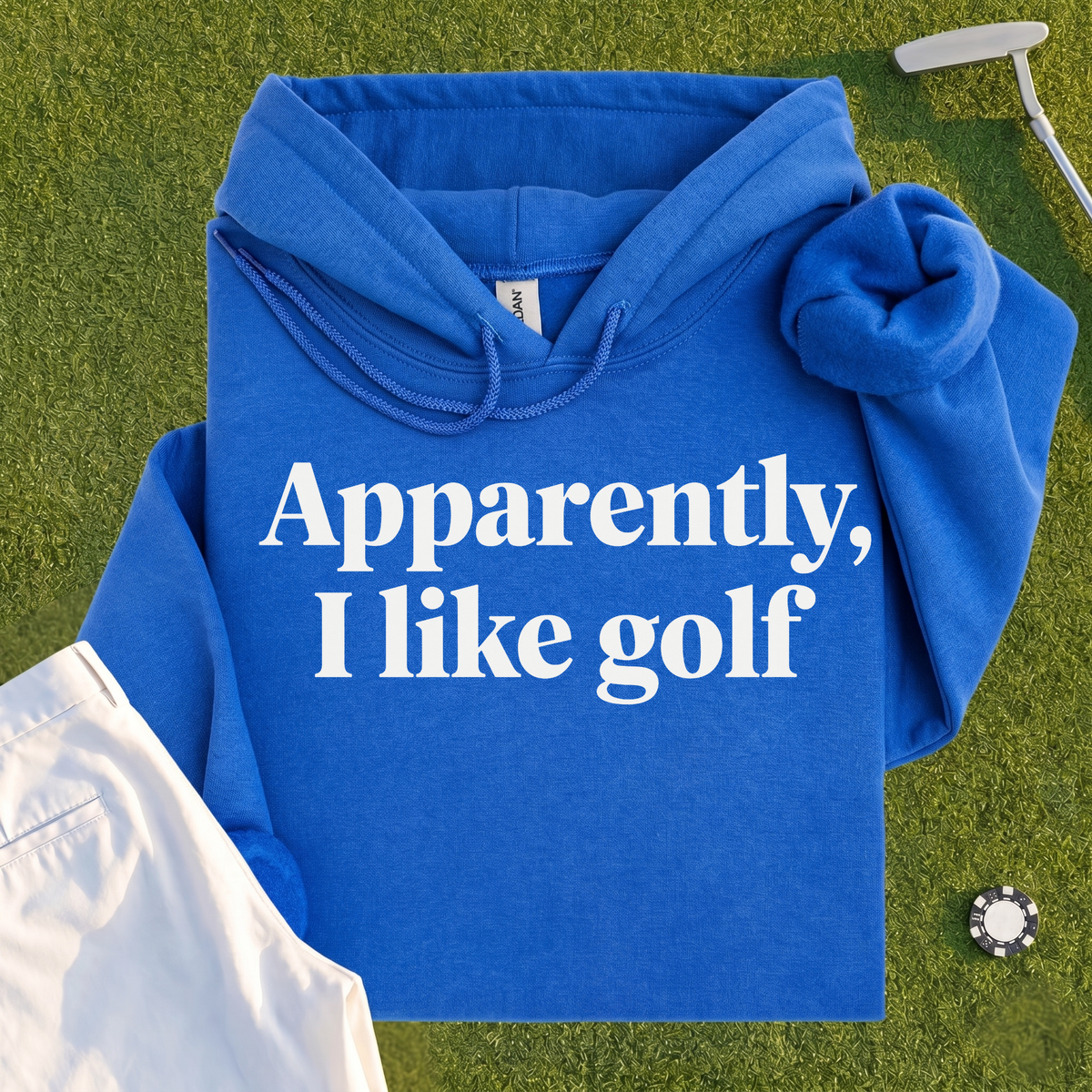 Apparently I Like Golf Hoodie