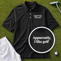 Apparently I Like Golf Performance Polo