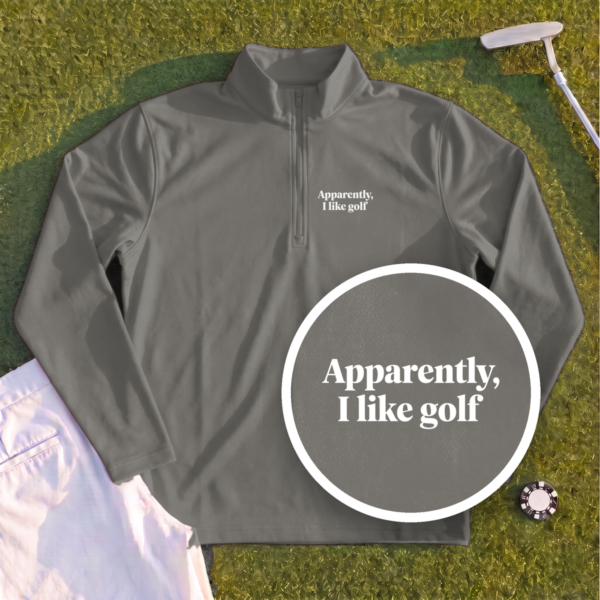 Apparently I Like Golf Quarter Zip