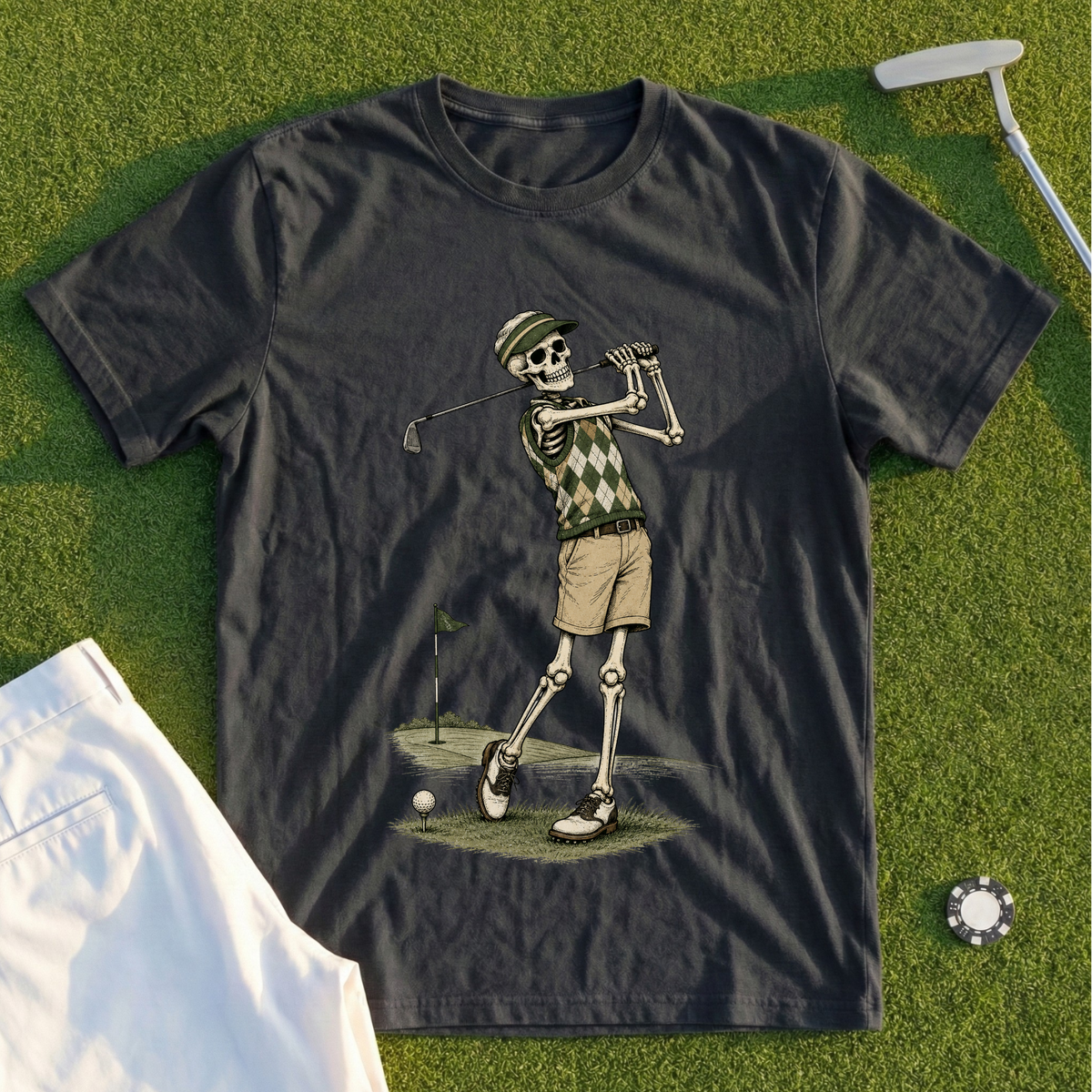Argyle Til Death Tee