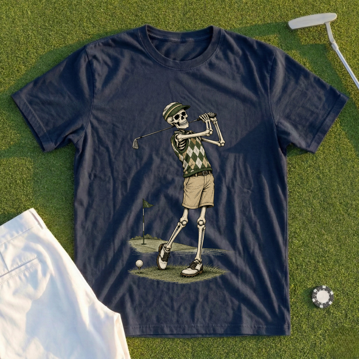 Argyle Til Death Tee