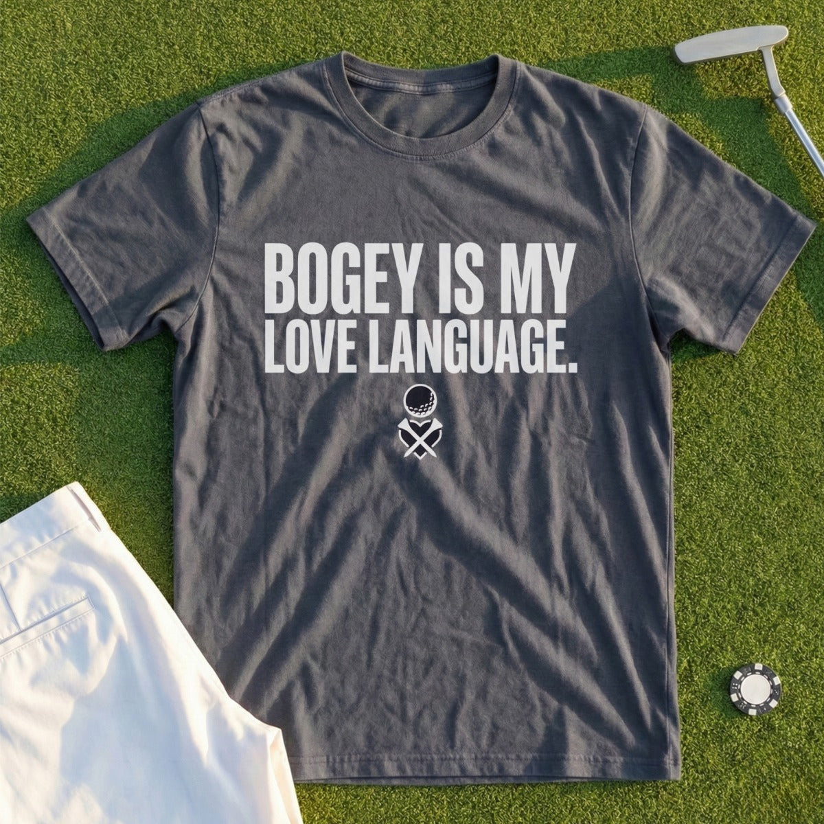 Bogey Is My Love Language Golf T-Shirt