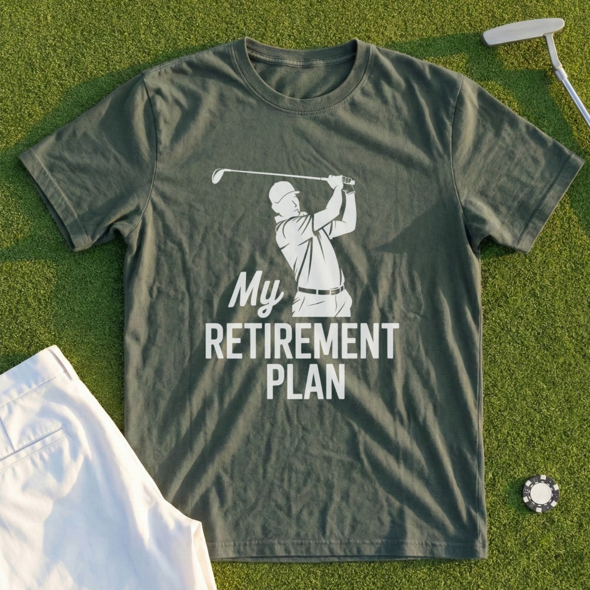 My Retirement Plan Golfer Graphic Shirt