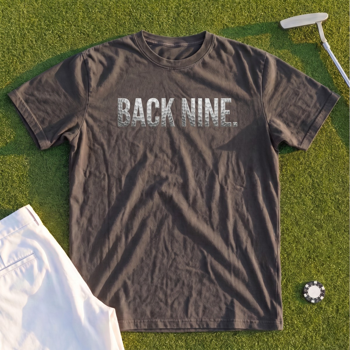 Back Nine Dimples Premium Tee