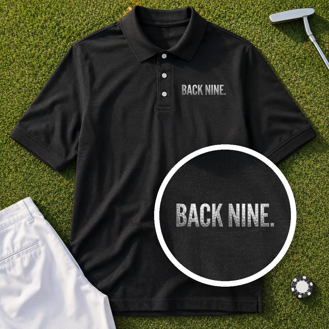 Back Nine Dimples Performance Polo
