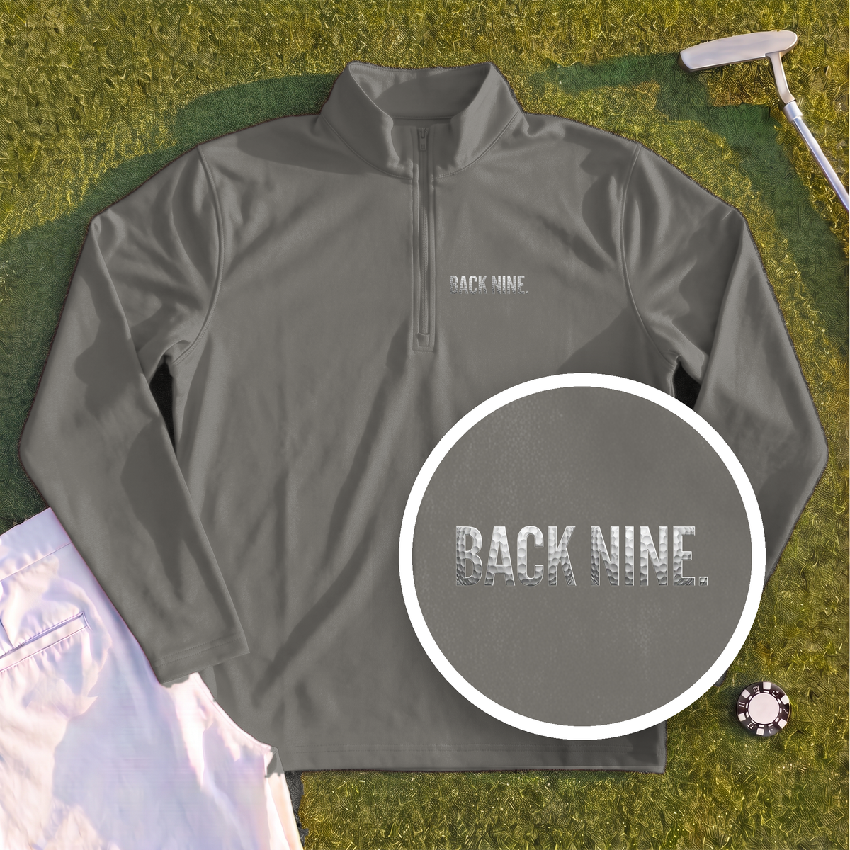 Back Nine Dimples Quarter Zip