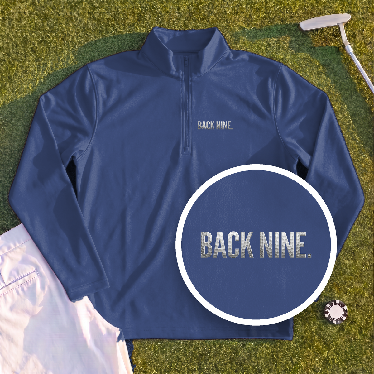 Back Nine Dimples Quarter Zip
