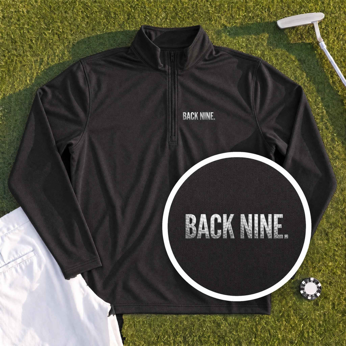 Back Nine Dimples Quarter Zip