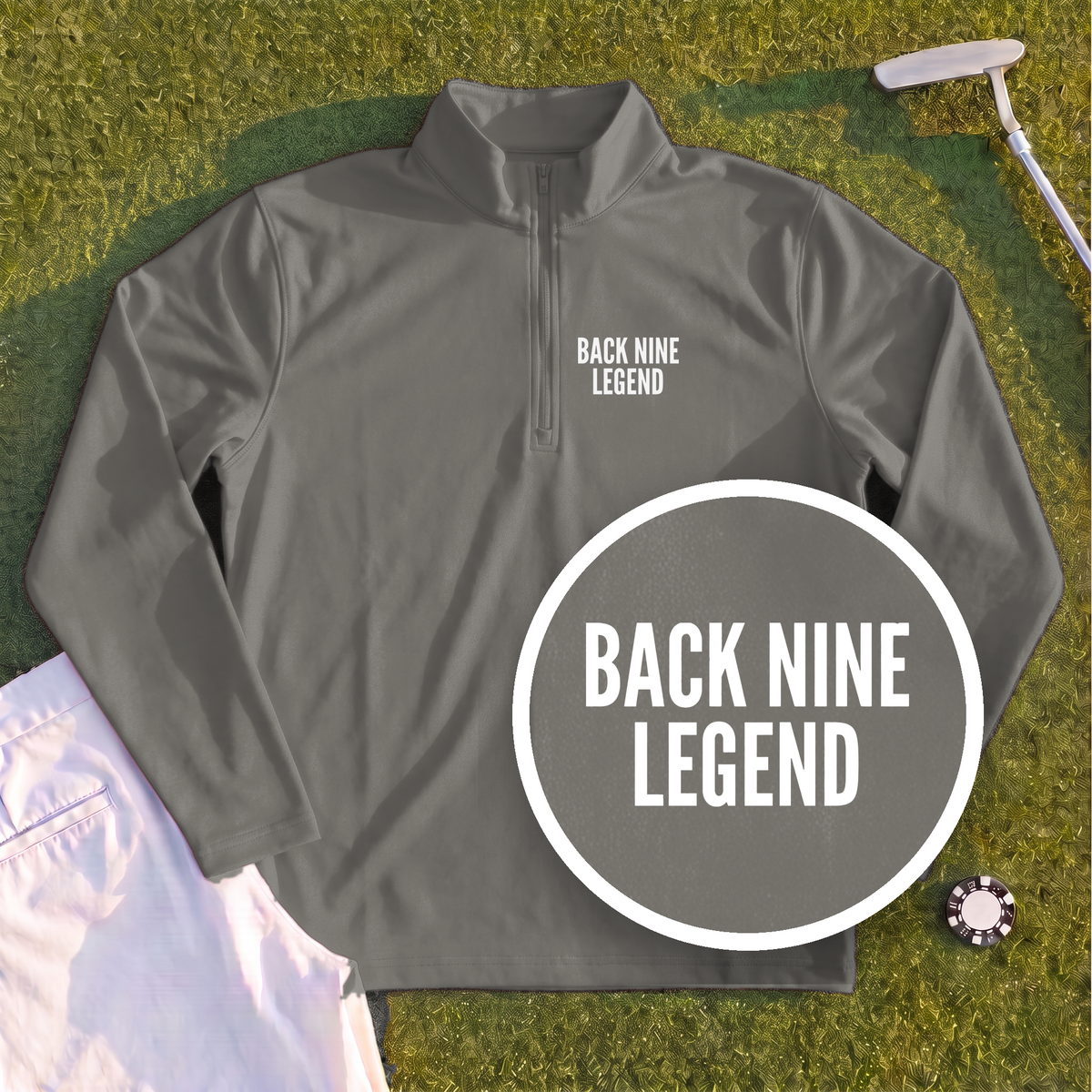 BACK NINE LEGEND Quarter Zip