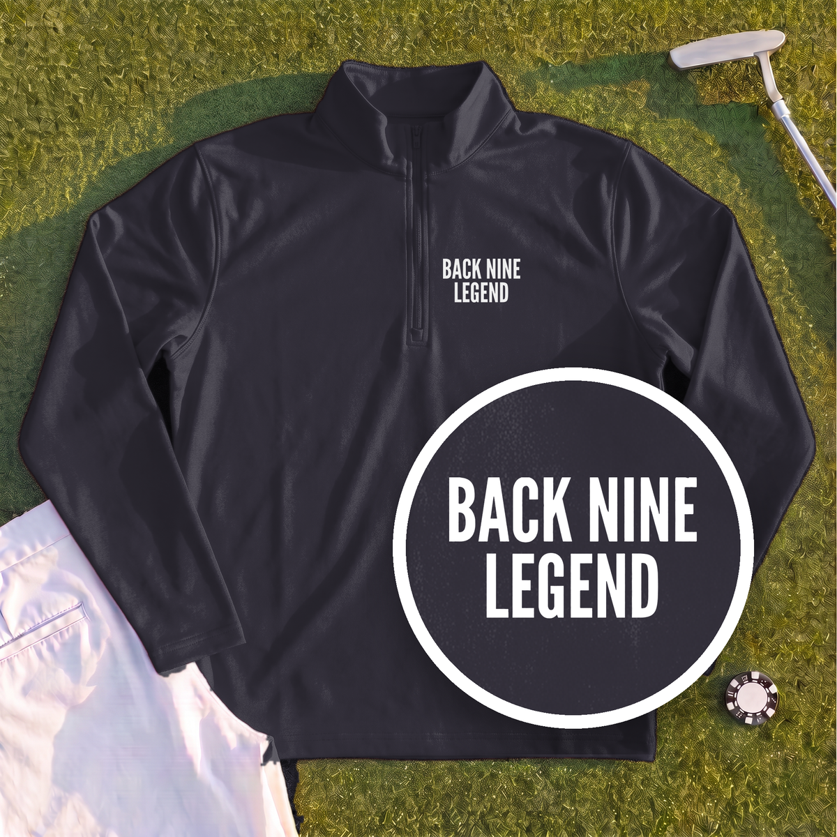 BACK NINE LEGEND Quarter Zip
