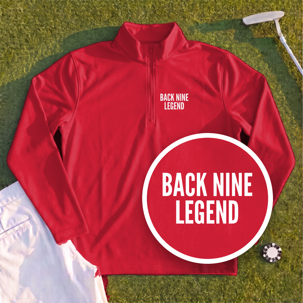 BACK NINE LEGEND Quarter Zip