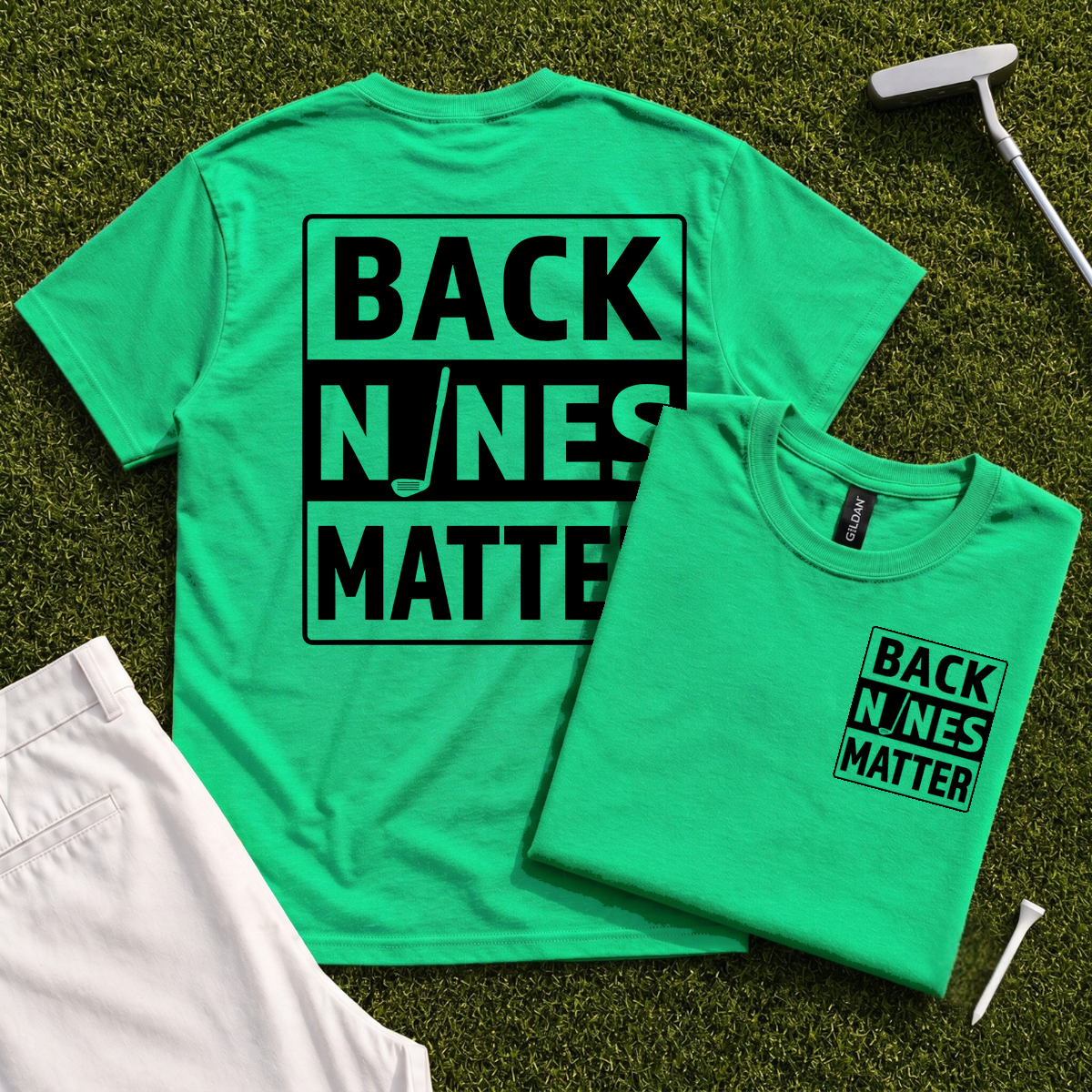 Back Nines Matter Back Print Tee