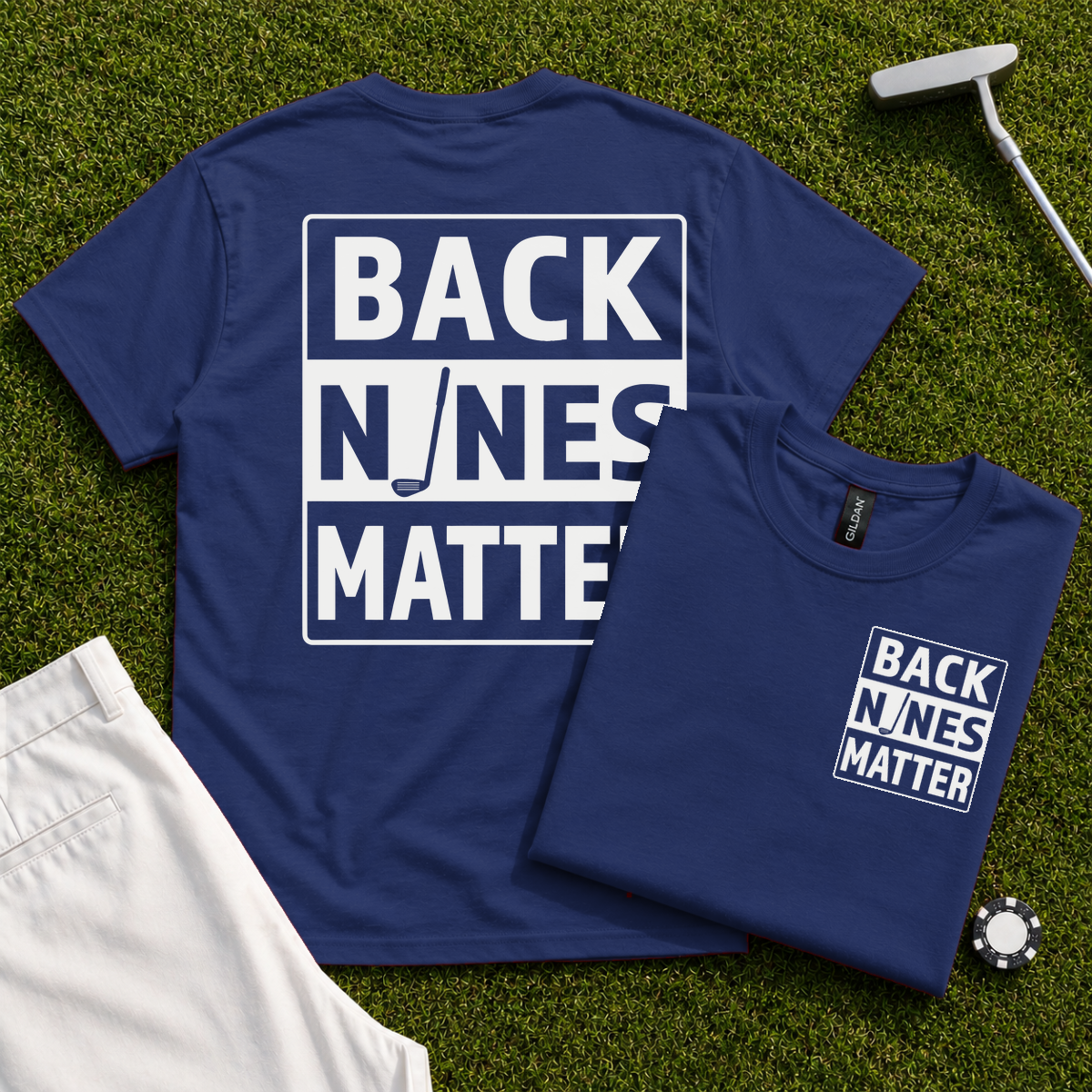 Back Nines Matter Back Print Tee