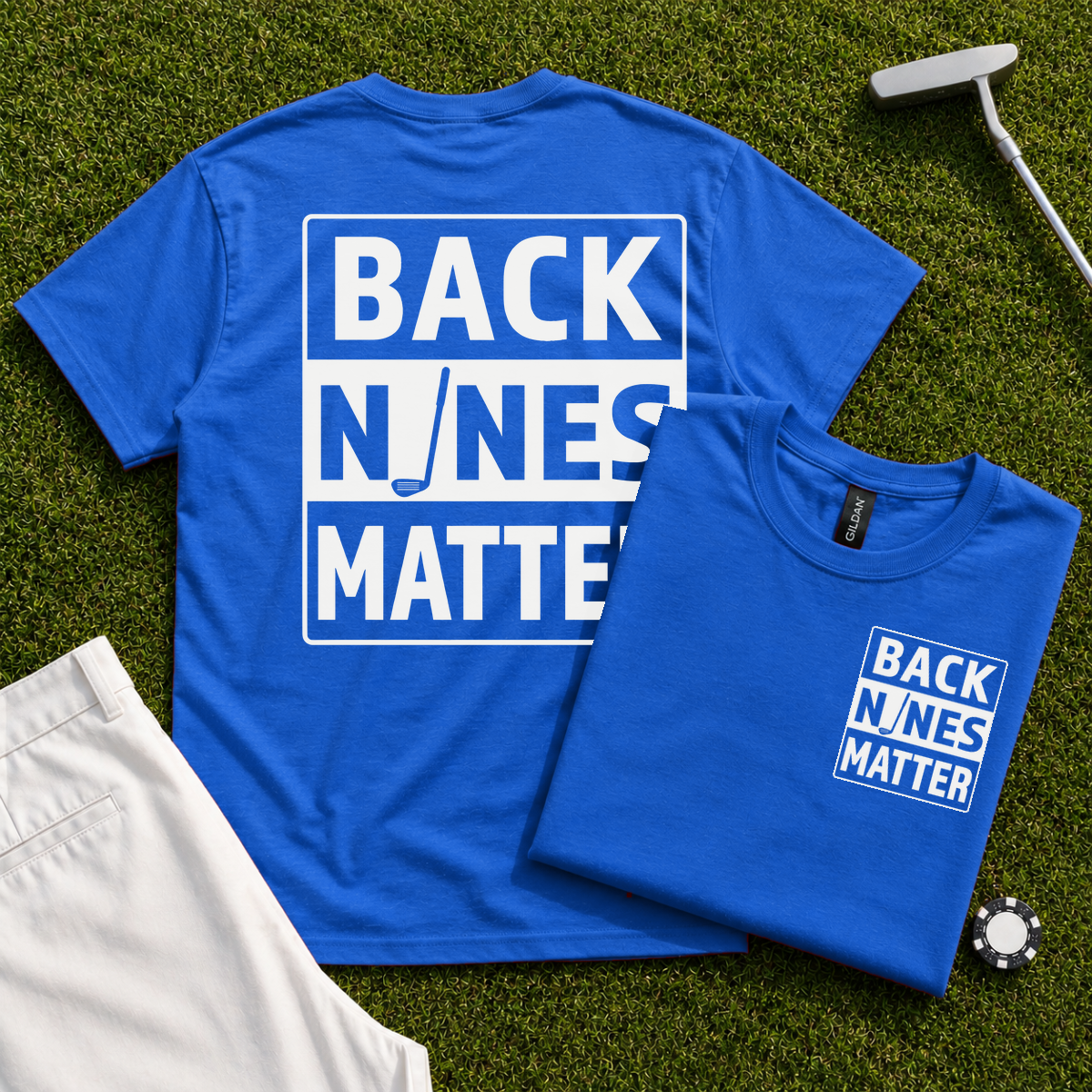 Back Nines Matter Back Print Tee