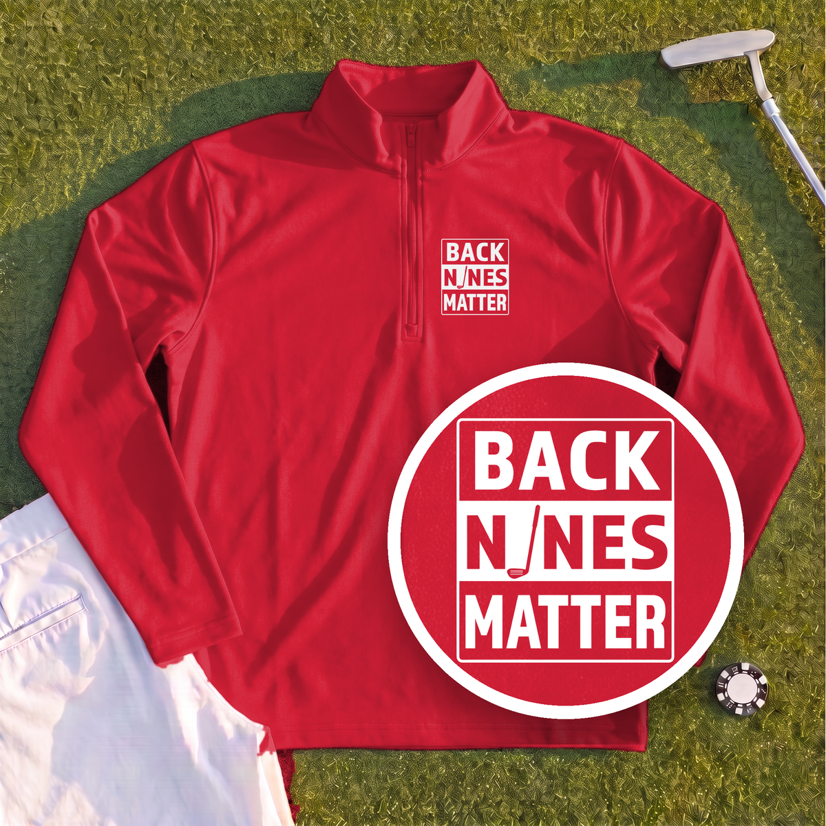 Back Nines Matter Quarter Zip