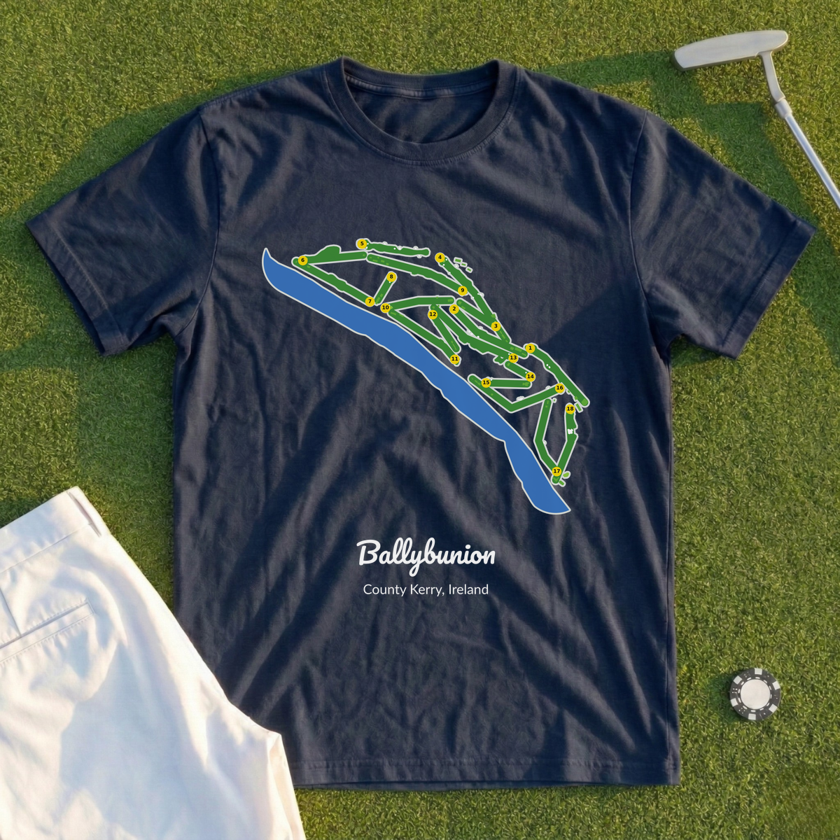 Ballybunion, Course Map Tee