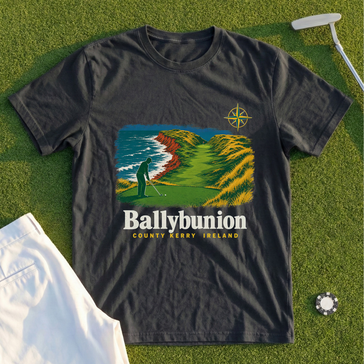 Ballybunion, Watsons Hole Travel Poster Tee