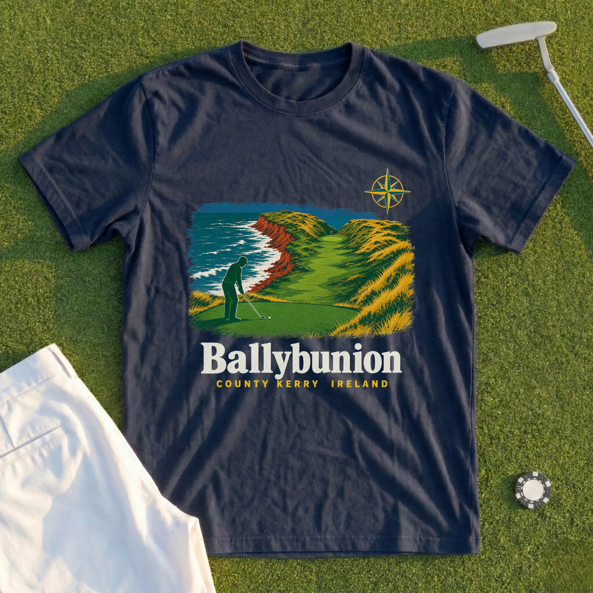 Ballybunion, Watsons Hole Travel Poster Tee