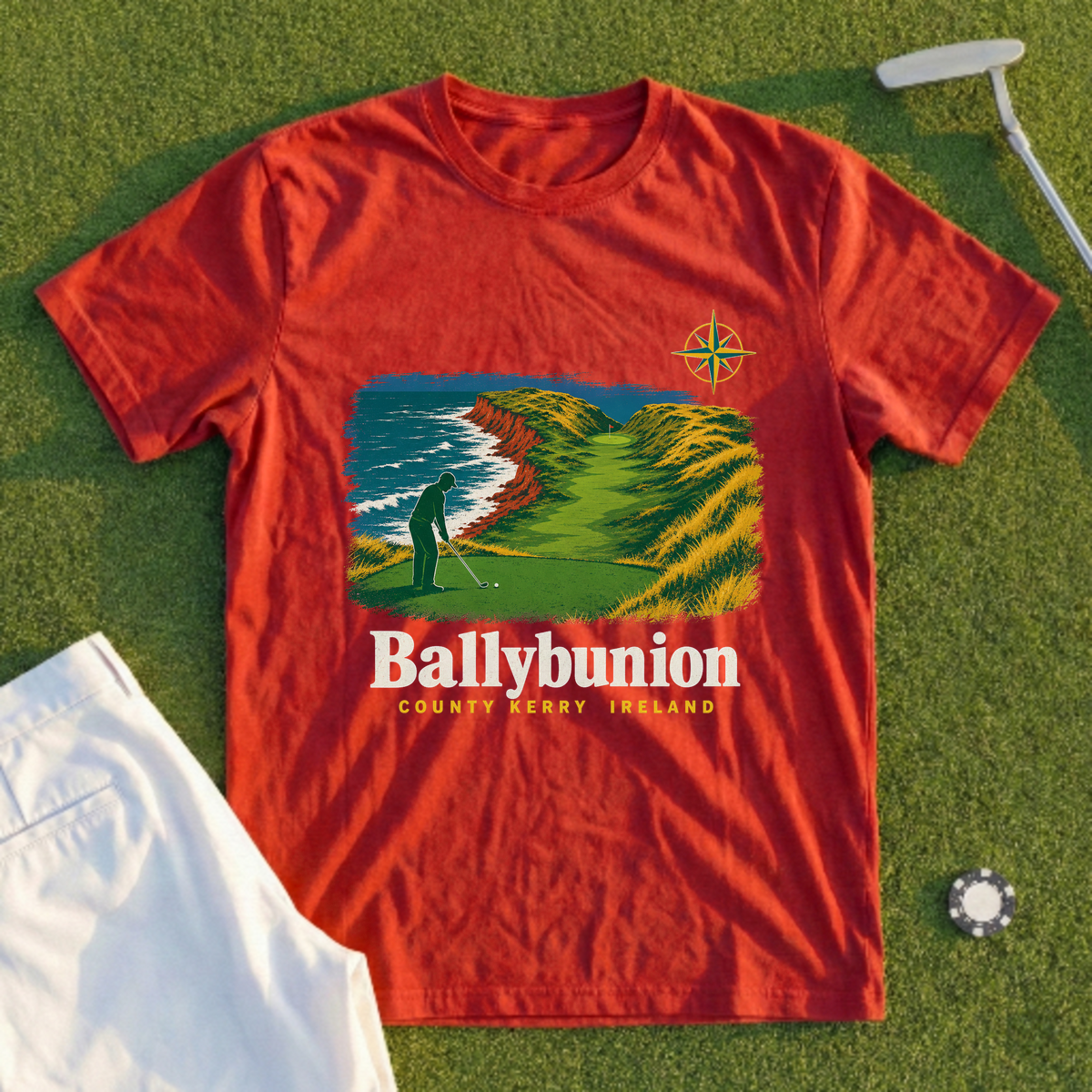 Ballybunion, Watsons Hole Travel Poster Tee