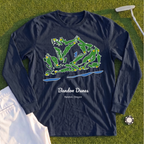Bandon Dunes Course Map Long Sleeve Tee