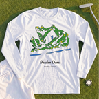 Bandon Dunes Course Map Long Sleeve Tee