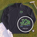 Bandon Dunes Course Map Quarter Zip