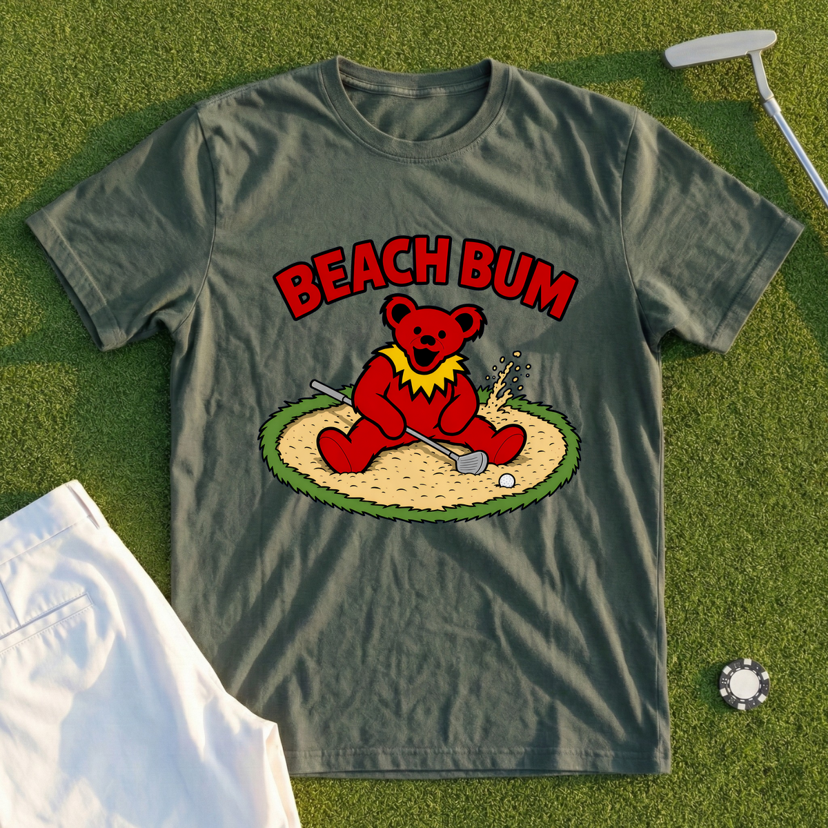 Beach Bum Bear Tee