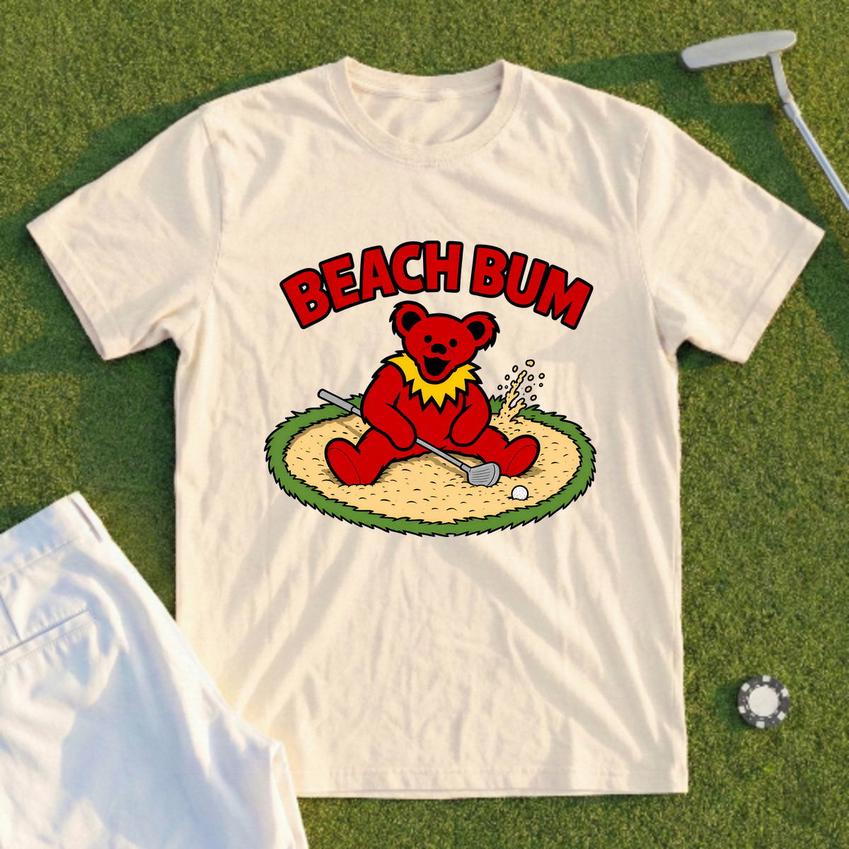 Beach Bum Bear Tee