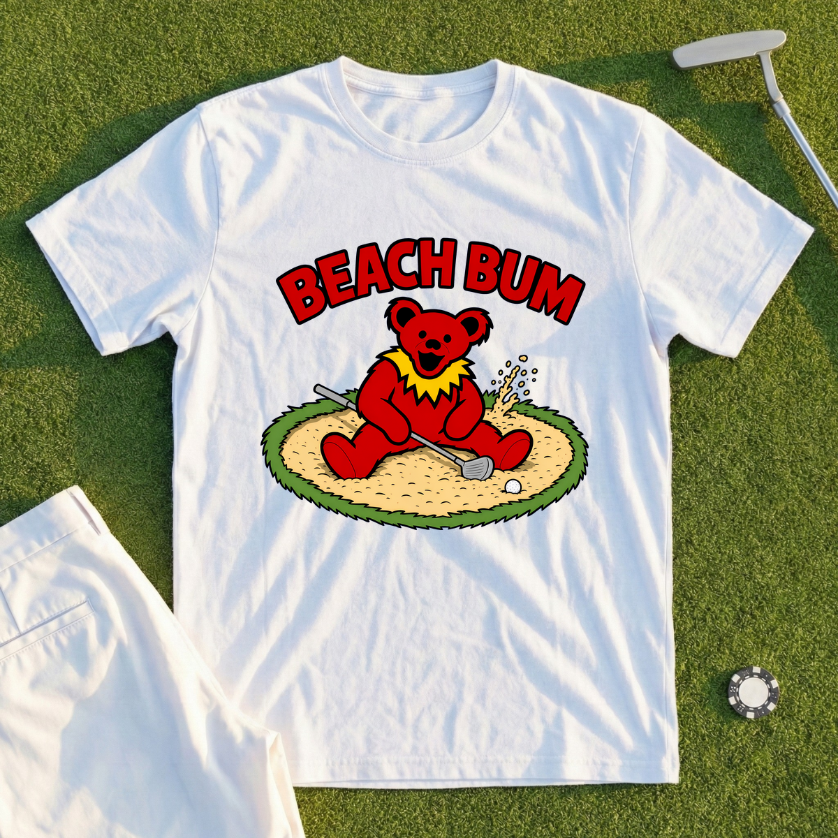 Beach Bum Bear Tee
