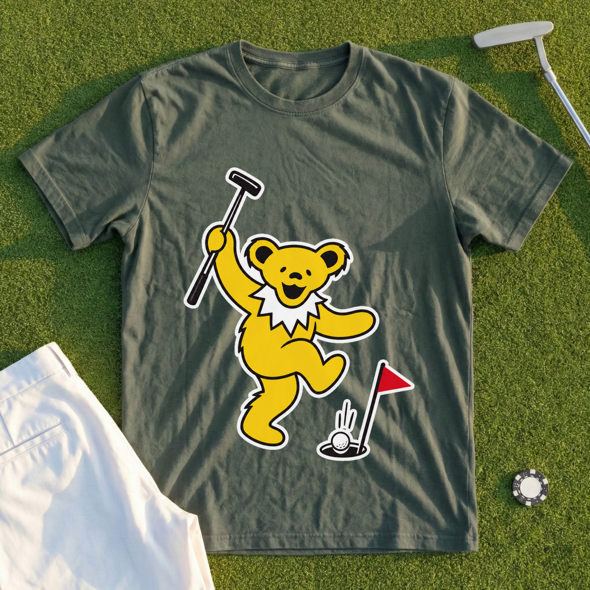 Bear Birdie Dance Tee