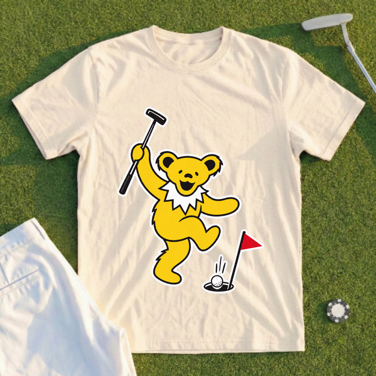 Bear Birdie Dance Tee