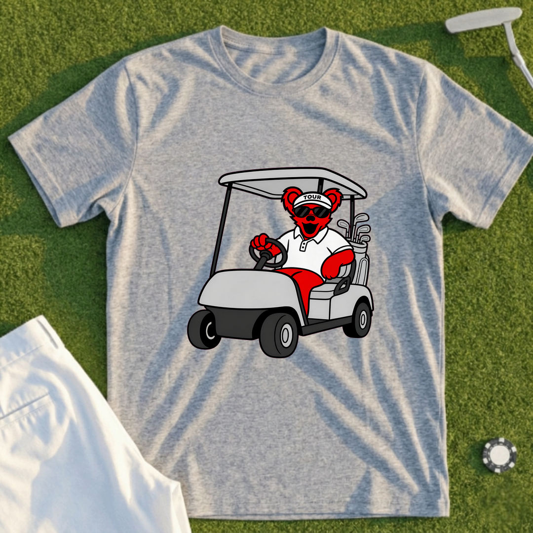 Bear Driving Cart Tee