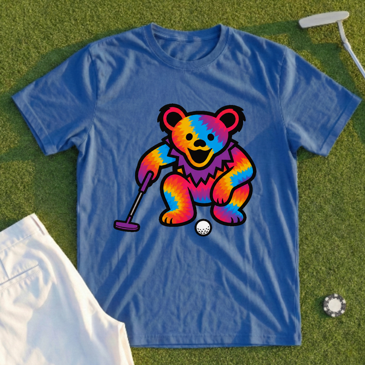 Bear Reads The Green Tee