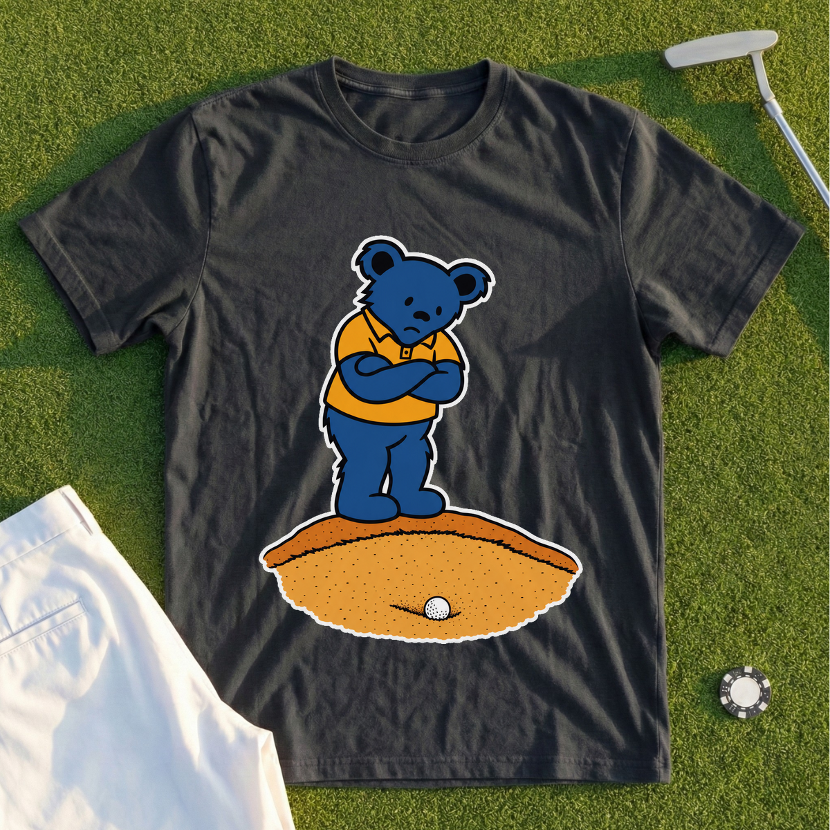 Bear Sand Trap Stare Down Tee