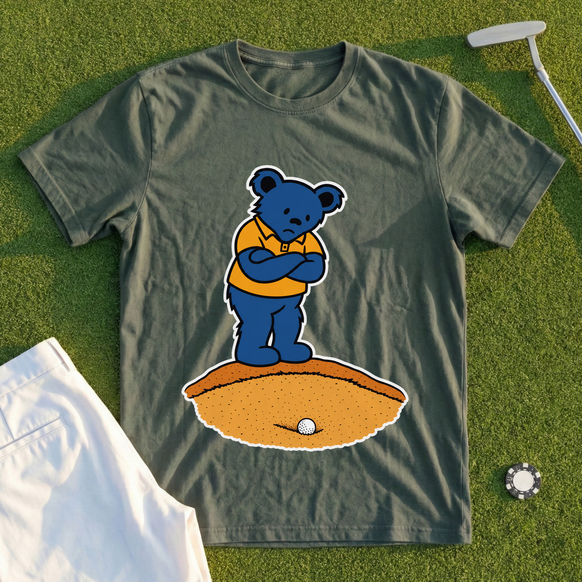 Bear Sand Trap Stare Down Tee