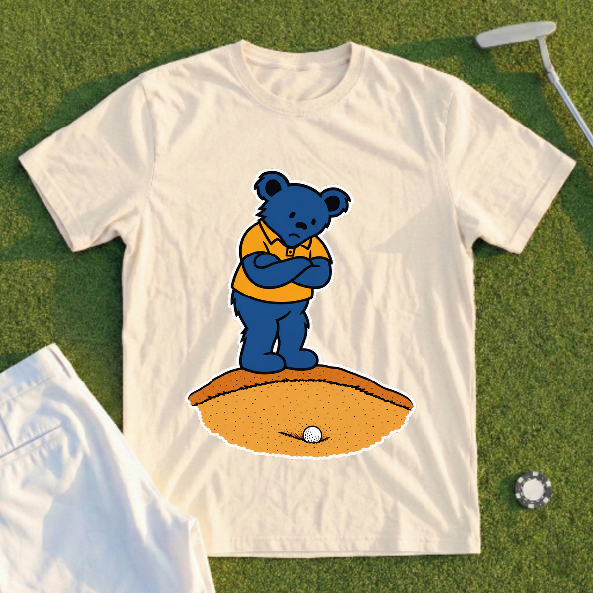 Bear Sand Trap Stare Down Tee
