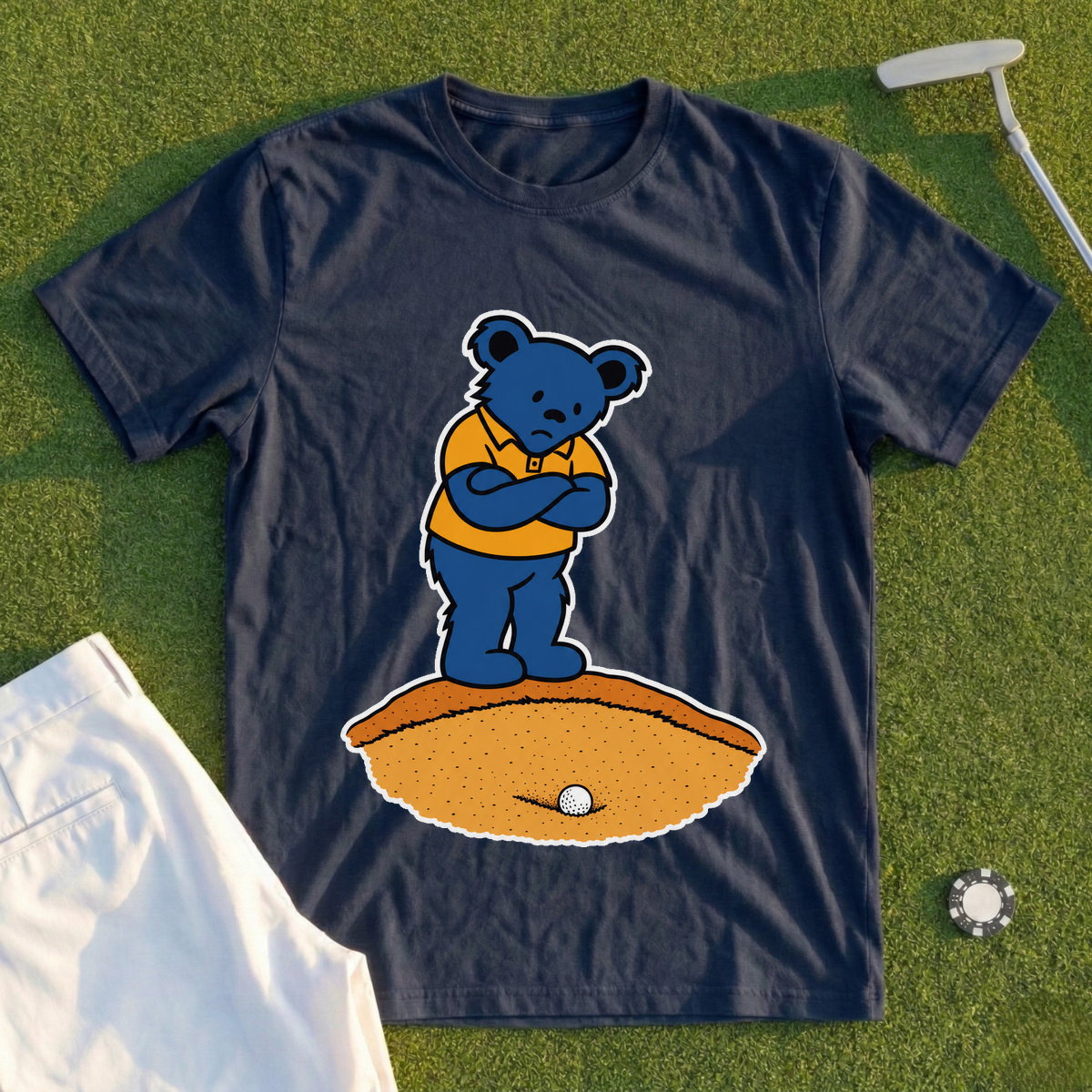 Bear Sand Trap Stare Down Tee