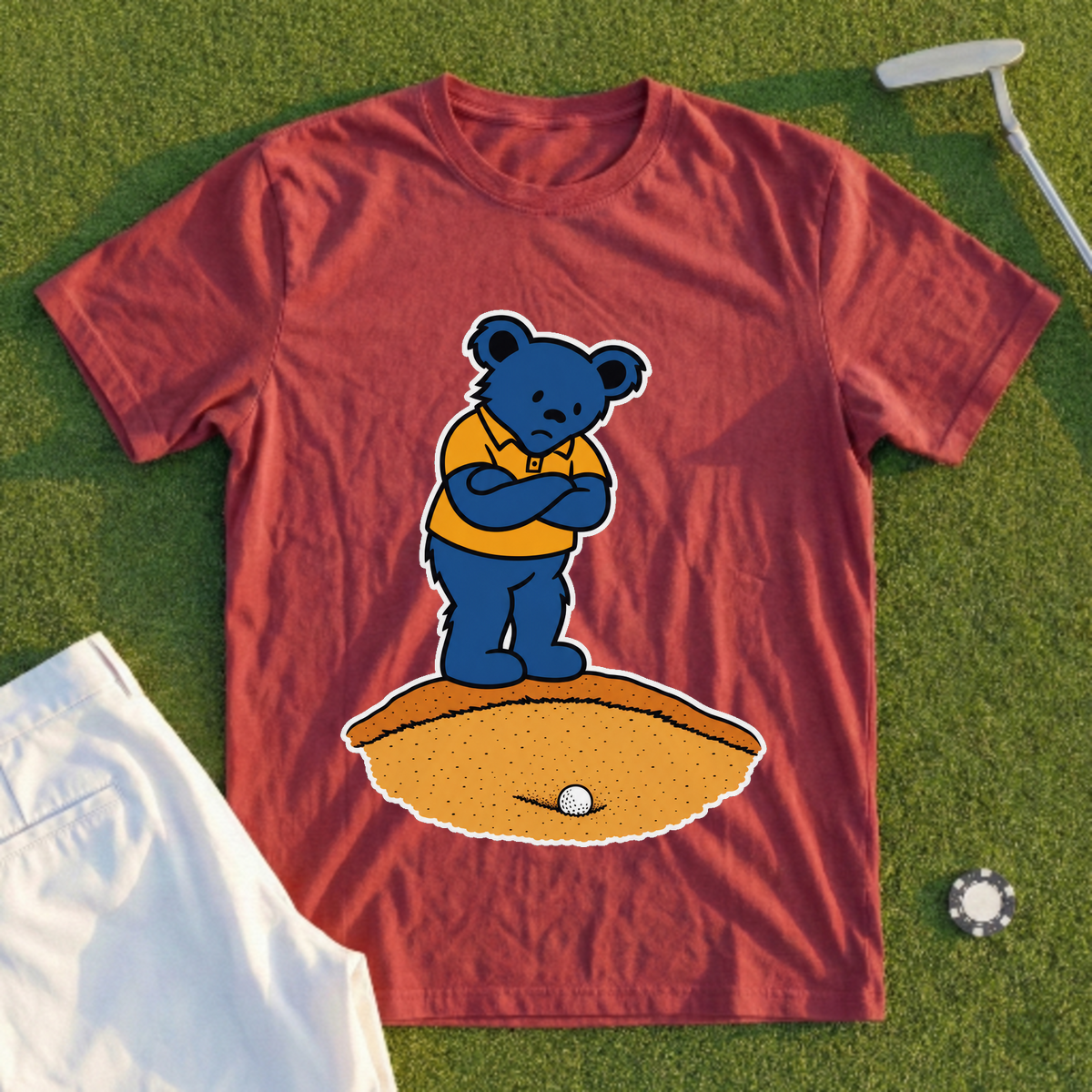 Bear Sand Trap Stare Down Tee