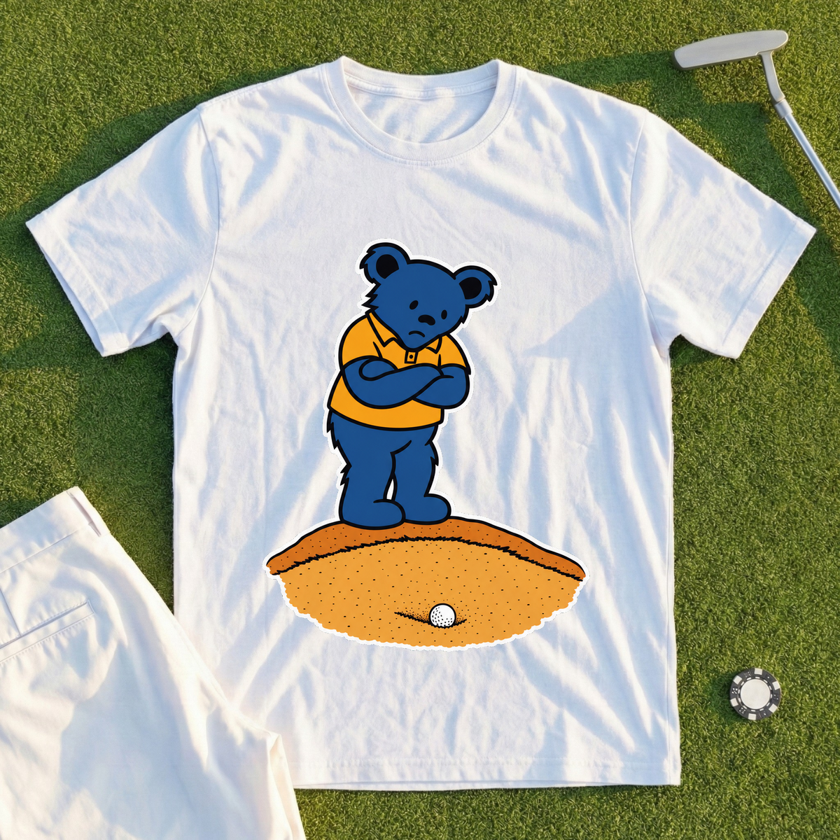 Bear Sand Trap Stare Down Tee