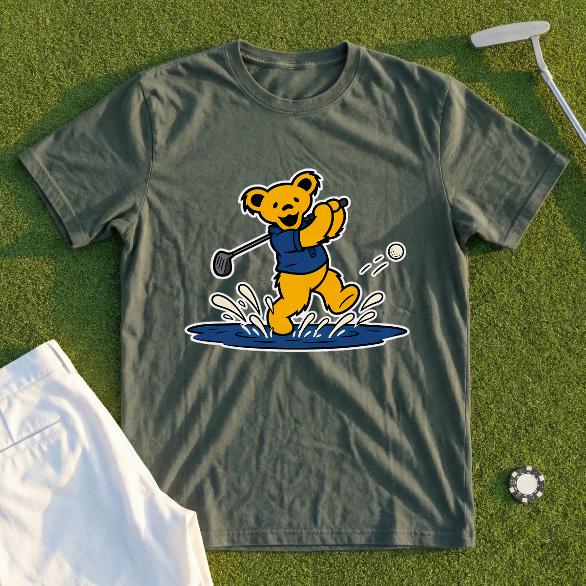 Bear Water Hazard Splash Tee
