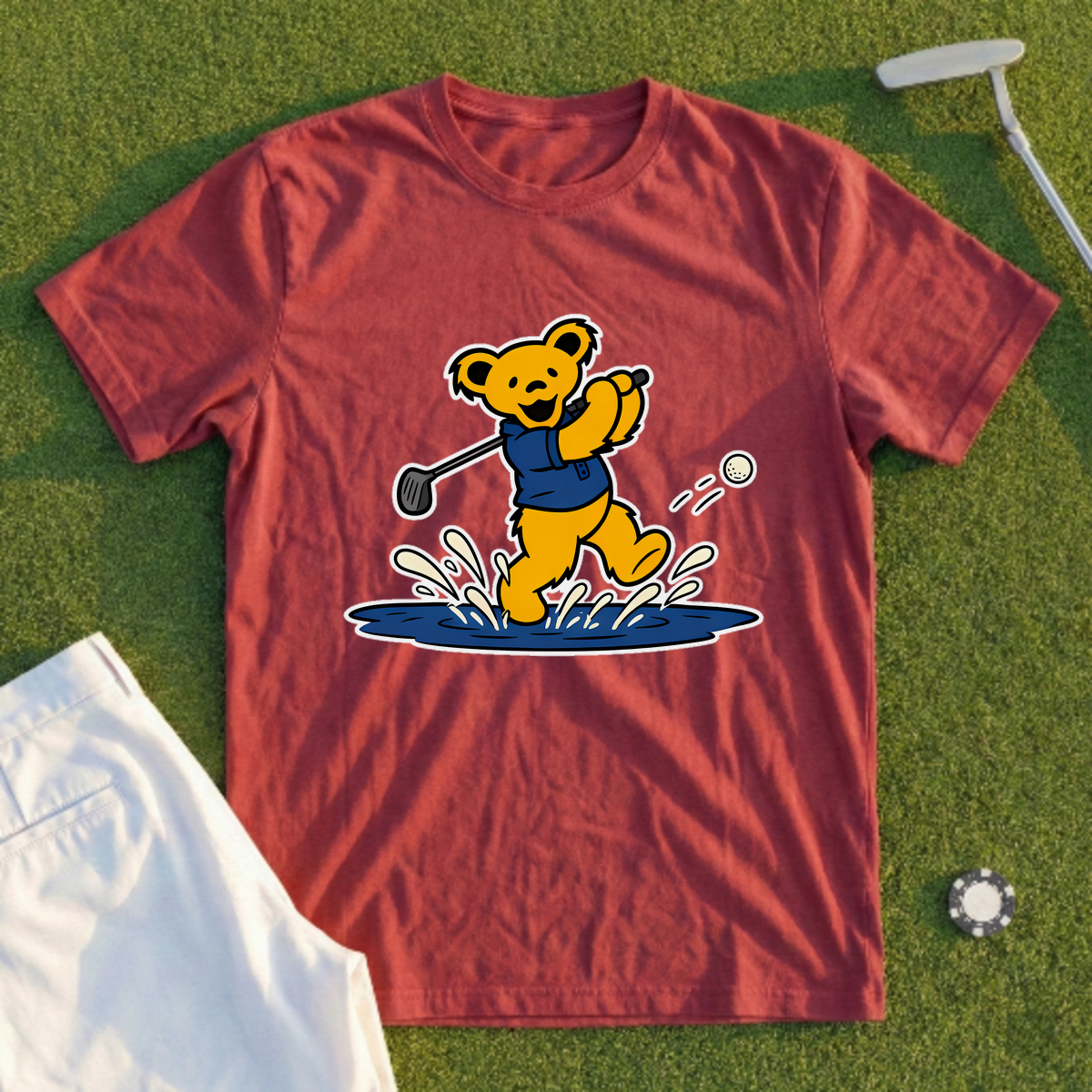 Bear Water Hazard Splash Tee