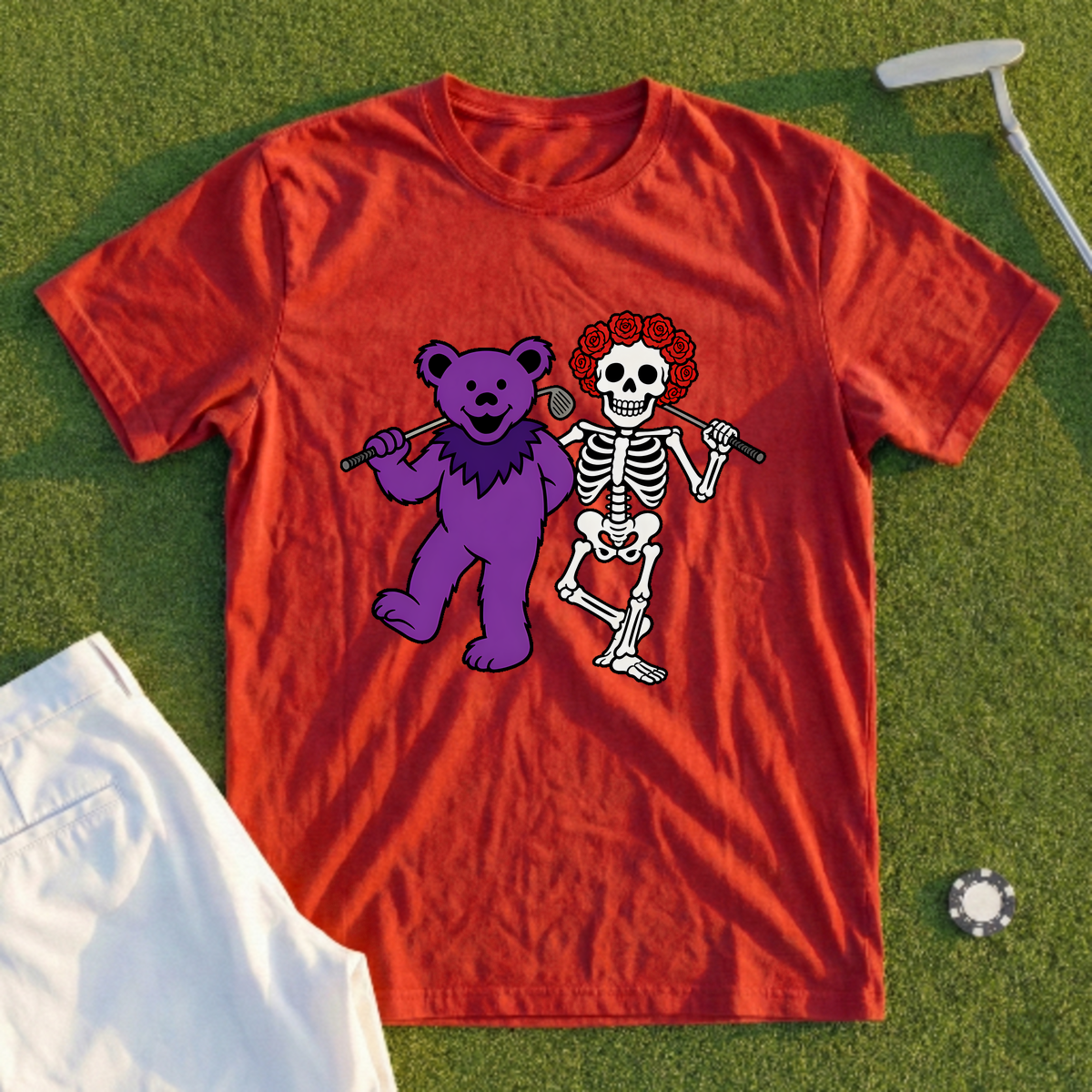 Bears And Bones Foursome Tee