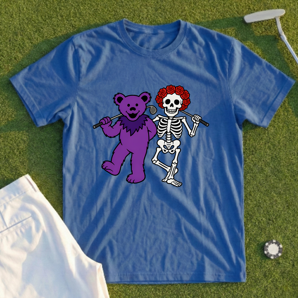 Bears And Bones Foursome Tee