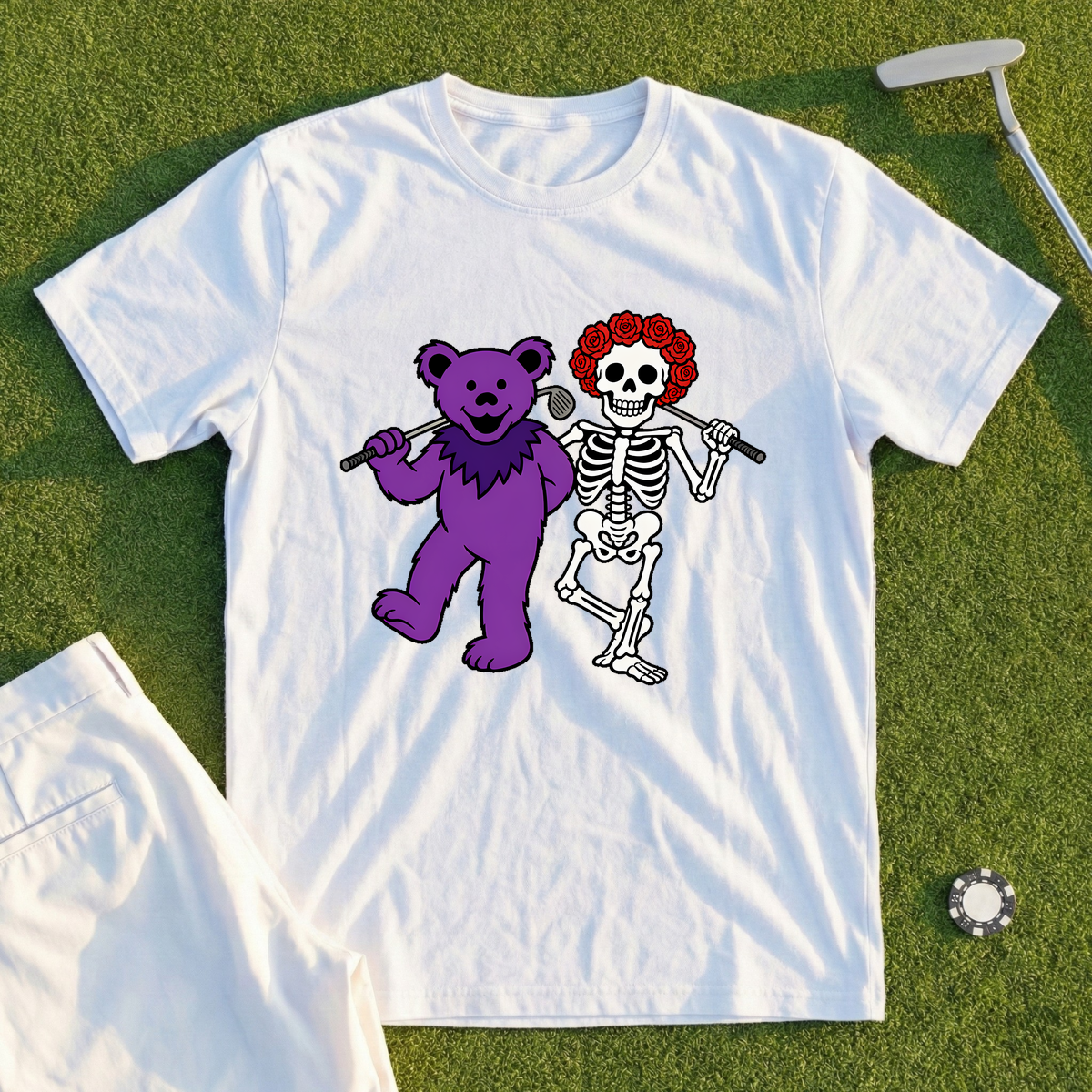 Bears And Bones Foursome Tee