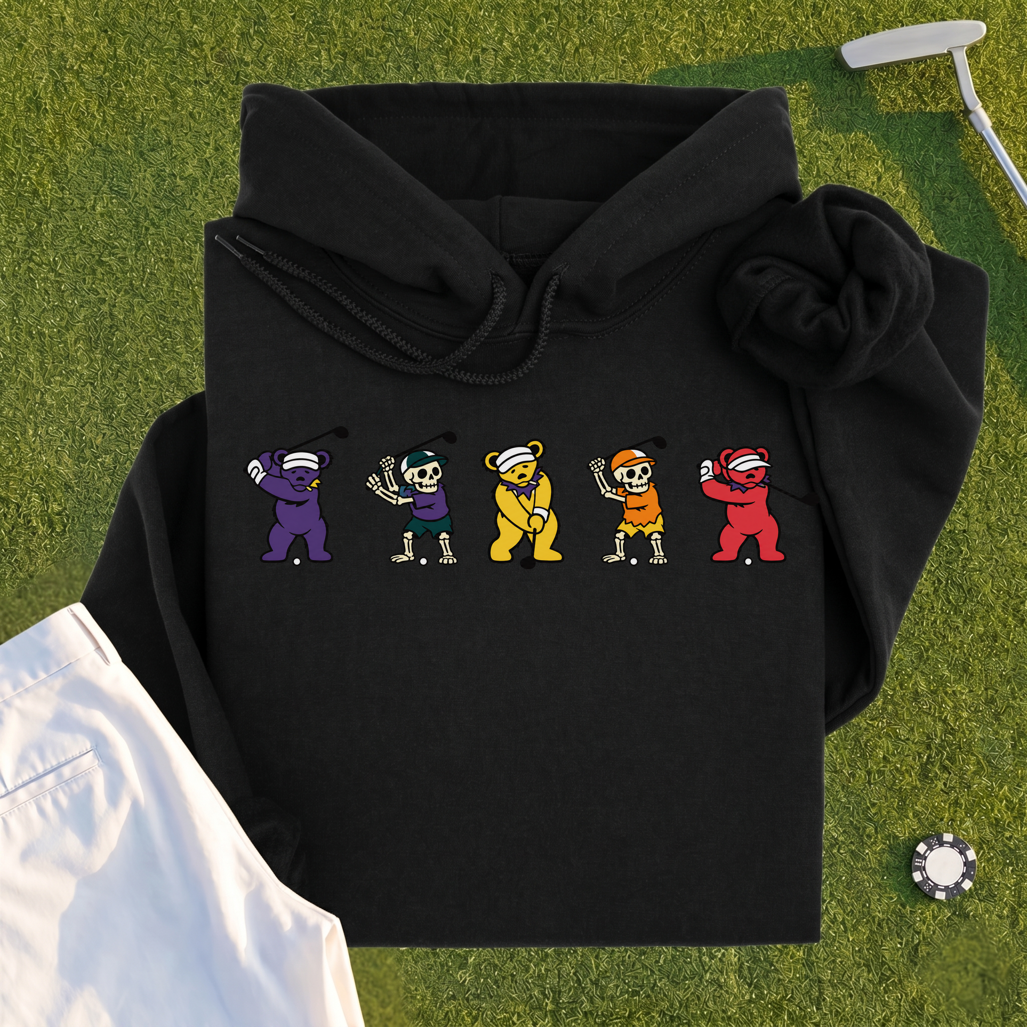 Bears And Bones Hoodie